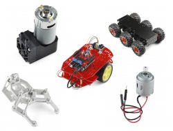 Standard Gearmotor - 168 RPM (3-12V) - ROB-12144 - SparkFun Electronics